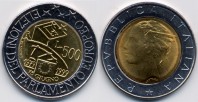 monete 500lire_1999_parlamento_96