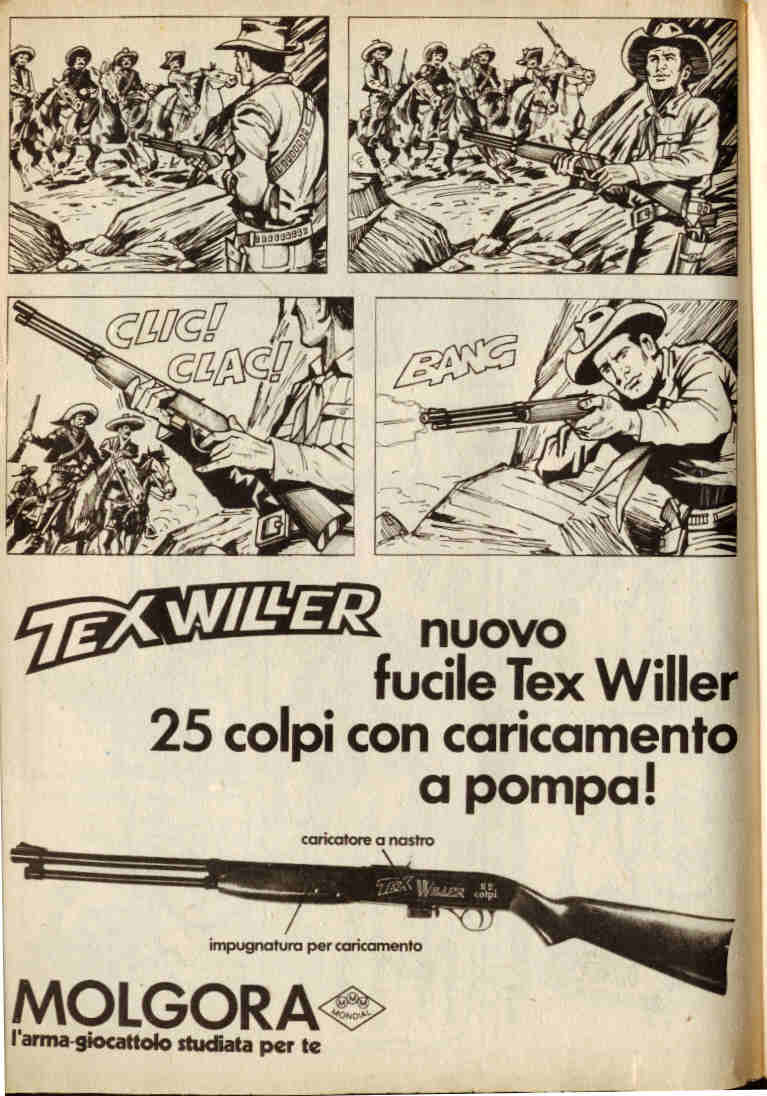 Il fucile Tex Willer della Molgora