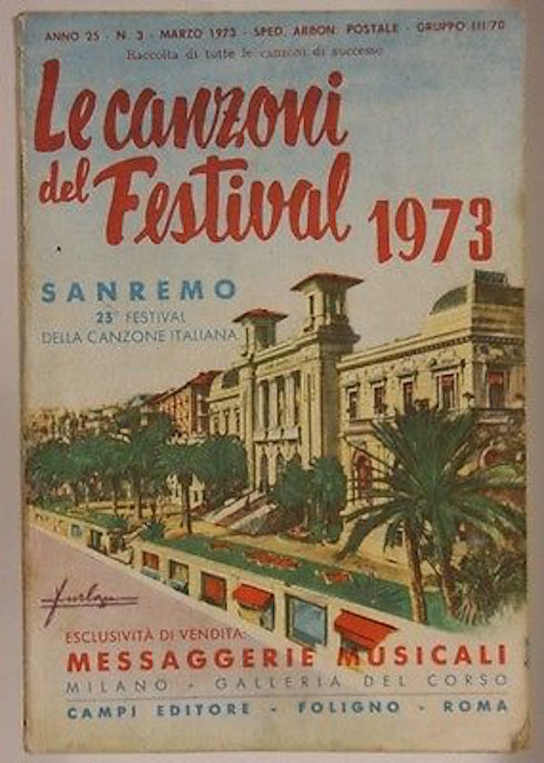 Libretto canzoni Sanremo 1
